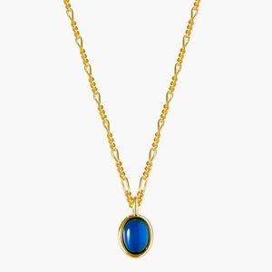 Ana Luisa 14K Plated Gold Mood Charm Necklace - changes colors based on temp